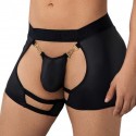 CandyMan Chaps Thong - Black