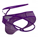 CandyMan Mesh Thong - Purple