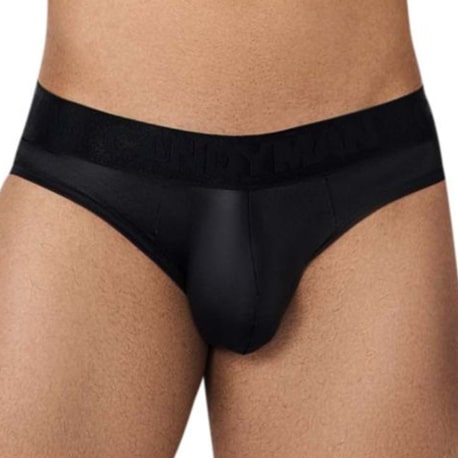 CandyMan Zip It Briefs Black INDERWEAR