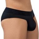 CandyMan Back Tie Briefs - Black