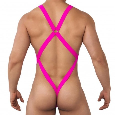 Candyman 99581 Harness-thongs Outfit Red –  - Men's  Underwear and Swimwear