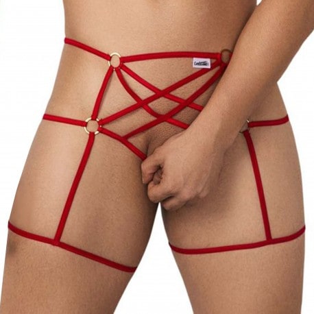 CandyMan Cage Jockstrap - Red