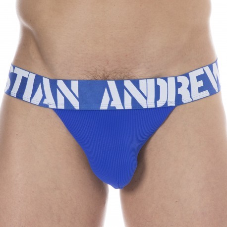 Andrew Christian Jock Strap Almost Naked Power Rib Bleu Roi