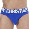 Andrew Christian Slip Almost Naked Power Rib Bleu Roi