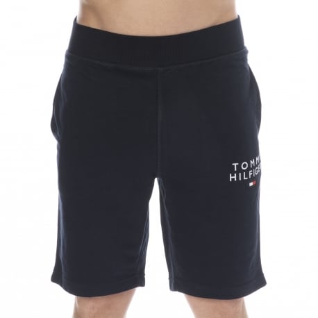 Tommy Hilfiger Embroidered Logo Shorts - Navy