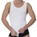 SKU Moderate Compression Seamless Tank Top - White