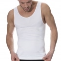 SKU Moderate Compression Seamless Tank Top - White