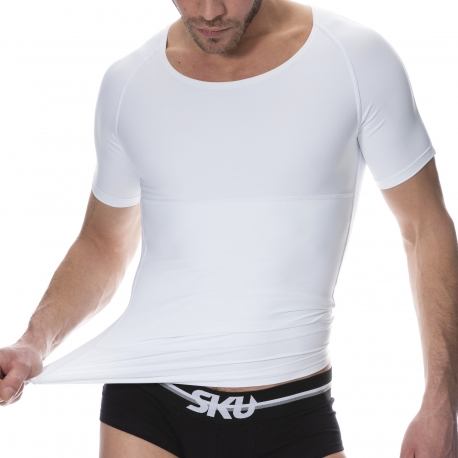 SKU Firm Compression T-Shirt - White