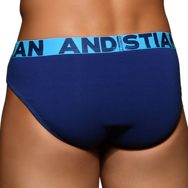 Andrew Christian Almost Naked Happy Briefs Navy Inderwear