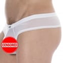 Joe Snyder Mesh Mini Cheek Thong - White