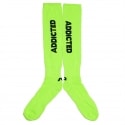 Addicted Chaussettes Hautes Neon Vert Fluo