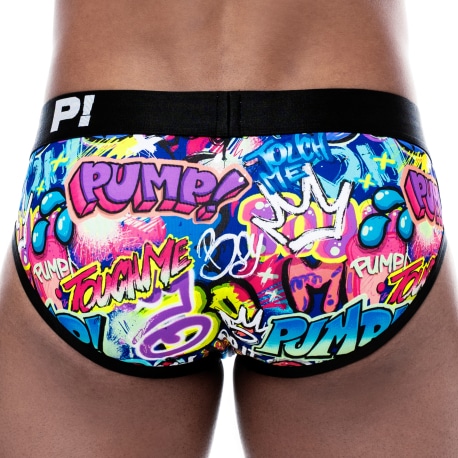 Pump! Drip Briefs - Graffiti