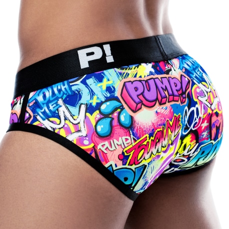 Pump! Drip Briefs - Graffiti