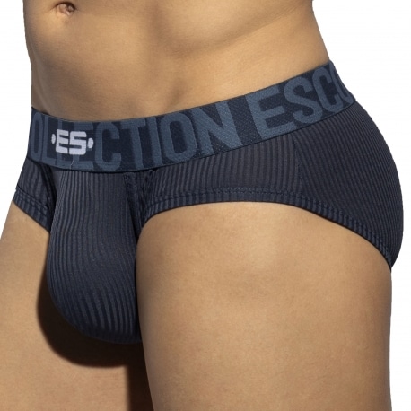 ES Collection Recycled Rib Briefs - Navy