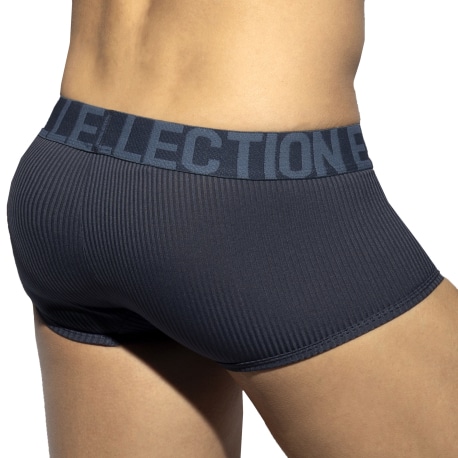 ES Collection Boxer Court Recycled Rib Bleu Marine