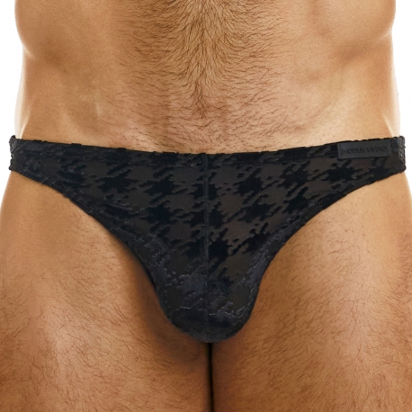 Modus Vivendi Pied de Poule Low Cut Briefs - Black