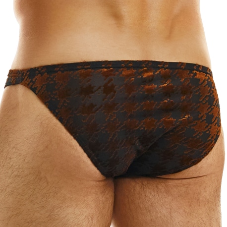 Modus Vivendi Slip Low Cut Pied de Poule Bronze