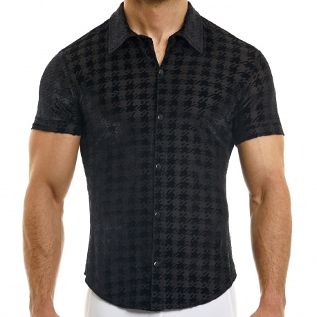 Chemise homme polyester microfibre hot sale