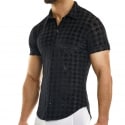 Modus Vivendi Pied de Poule Shirt - Black