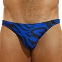 Modus Vivendi Slip de Bain Low Cut Tiger Bleu