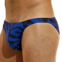 Modus Vivendi Slip de Bain Low Cut Tiger Bleu