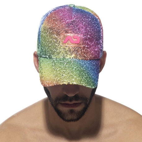 Addicted Casquette Glitter Multicolore