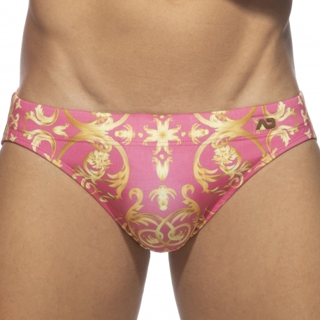 Addicted Versailles Swim Briefs - Pink