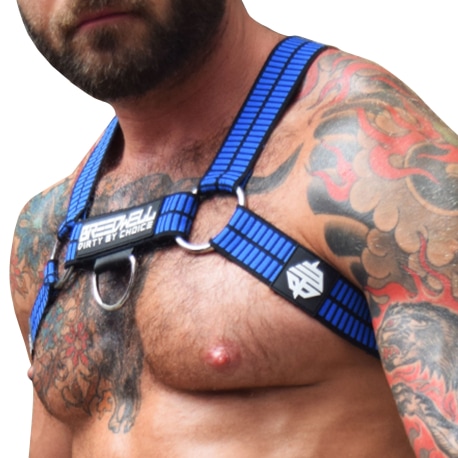 Breedwell Hybred Body Harness - Black - Blue