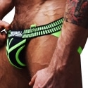 Breedwell Hybred Jock - Black - Neon Green