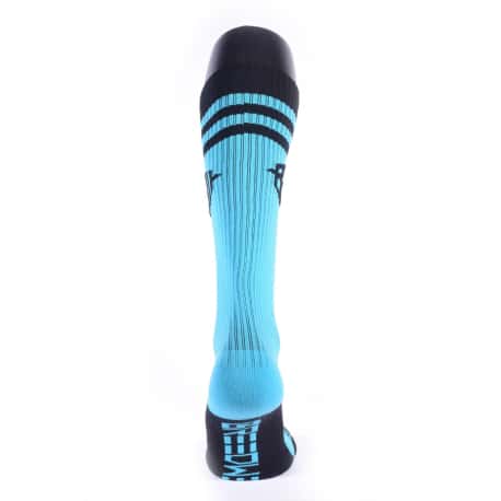 Breedwell Hex Knee Socks - Aqua Blue