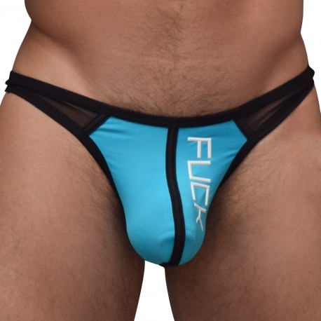 Breedwell Hex Thong - Aqua Blue