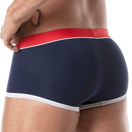 TOF Paris Holidays Swim Trunks - Navy - Red