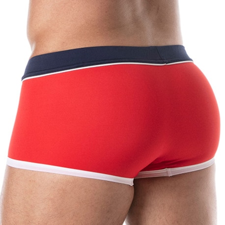 TOF Paris Holidays Swim Trunks - Red - Navy