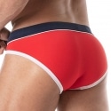 TOF Paris Holidays Swim Briefs - Red - Navy