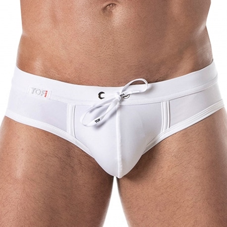 White Men s Swimwear INDERWEAR