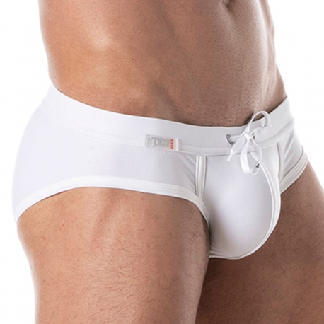 TOF Paris Holidays Swim Briefs - White