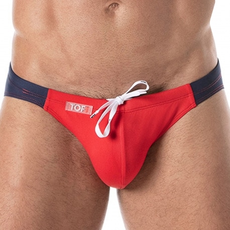 TOF Paris Holidays Swim Bikini - Red - Navy