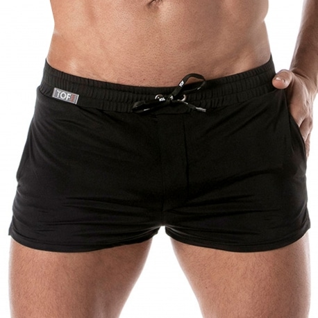 TOF Paris Holidays Swim Shorts - Black