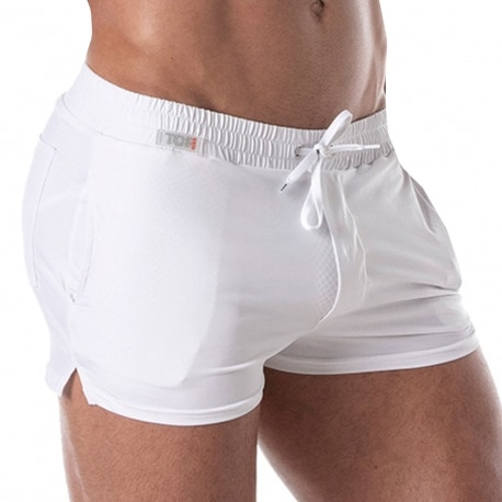 TOF Paris Holidays Swim Shorts - White