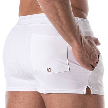 TOF Paris Holidays Swim Shorts - White