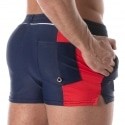 TOF Paris Holidays Swim Shorts - Navy - Red