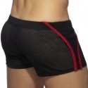 AD Fetish Combi Mesh Shorts - Black - Red