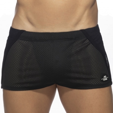 AD Fetish Combi Mesh Shorts - Black