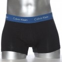 Calvin Klein Lot de 3 Shortys Cotton Stretch Noirs Ceinture Couleur