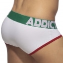 Addicted Basic Colors AD Cotton Briefs - White - Green