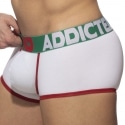 Addicted Shorty Basic Colors AD Coton Blanc - Vert