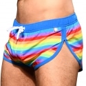 Andrew Christian Short de Bain Ultra Pride Arc-En-Ciel