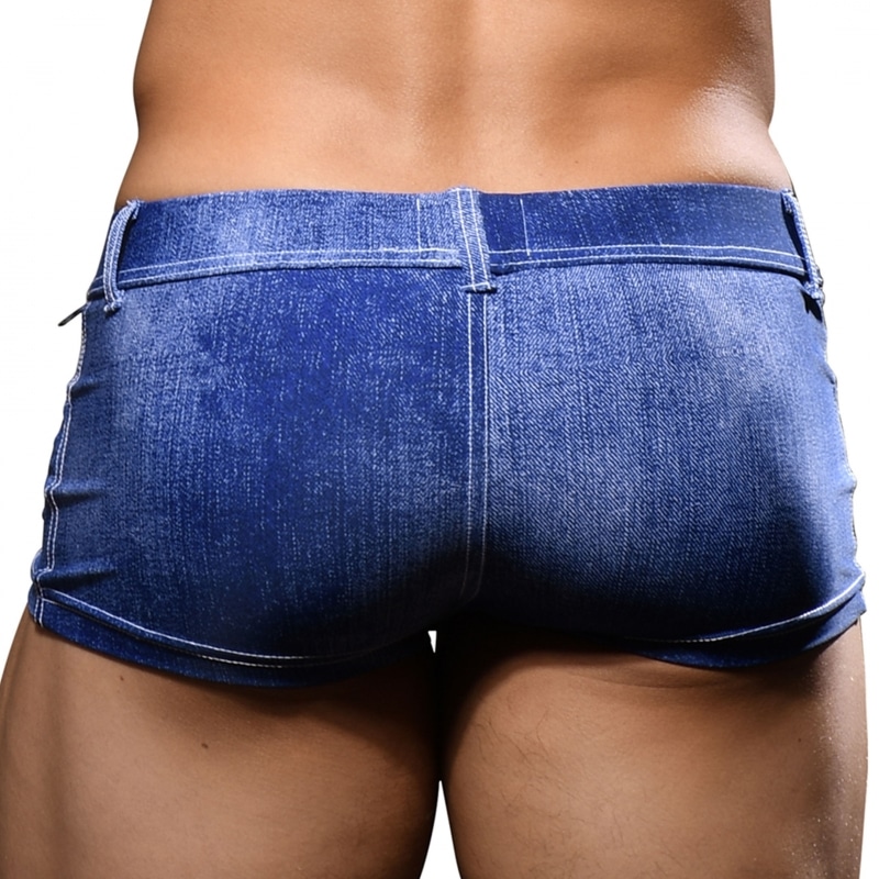 Skinny Stretch Jean Shorts – Andrew Christian Retail