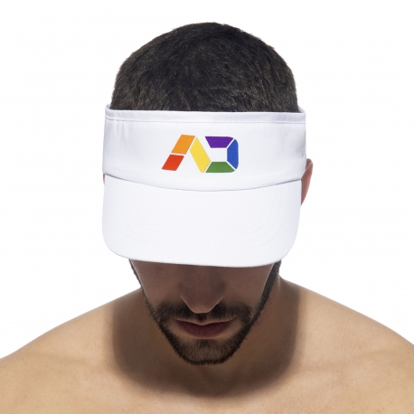 Addicted AD Rainbow Peak Cap - White