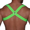 TOF Paris Party Boy Elastic Harness - Neon Green